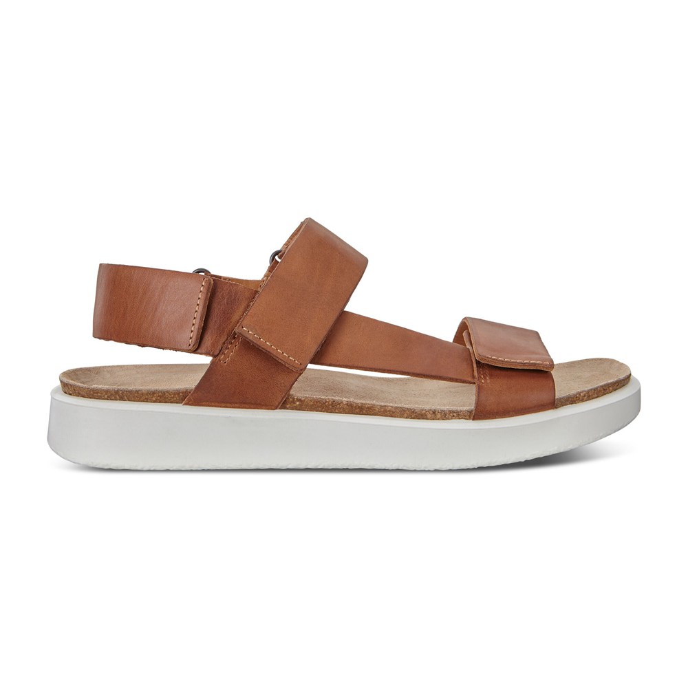 Sandalias Hombre - ECCO Corksphere Flat - Marrom - WOA468172